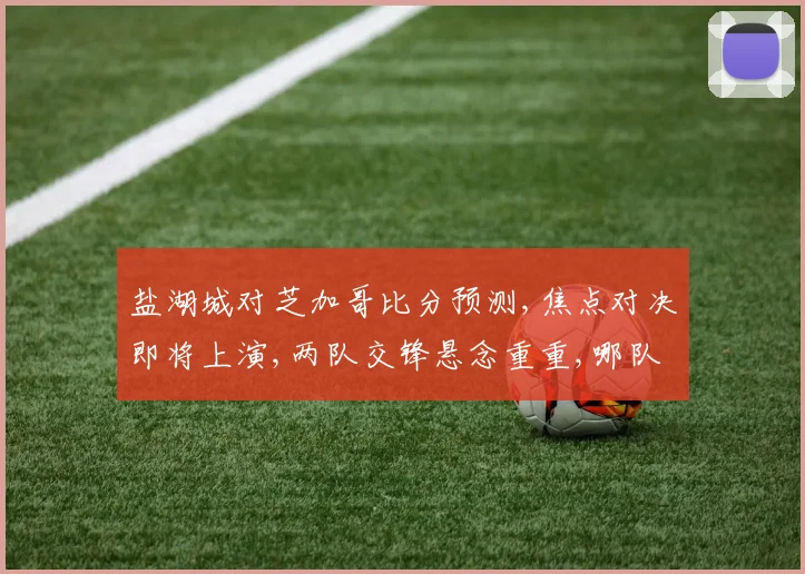 盐湖城对芝加哥比分预测,焦点对决即将上演,两队交锋悬念重重,哪队将笑到最后。